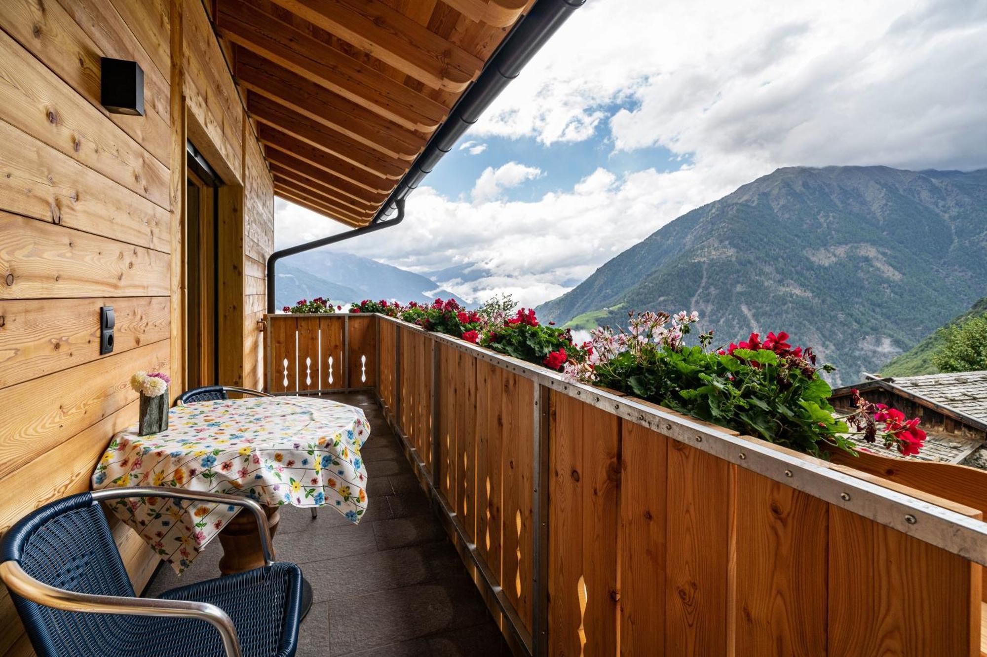 Bergsteiger Wohnung - Patleidhof Naturns Exterior foto